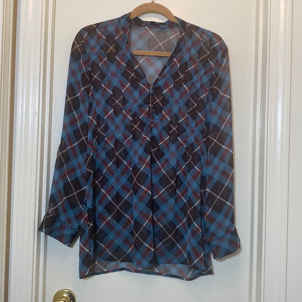 Coupe Collection Pleated Front Blouse